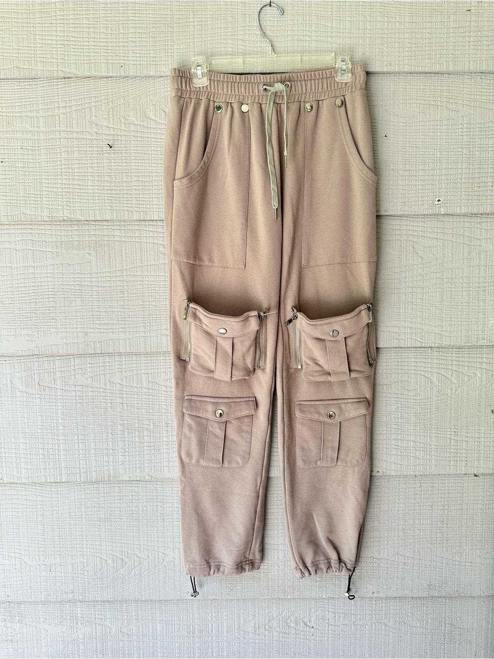 AKIRA Sexy Cargo Zipper Jogger Sweat Pants~M